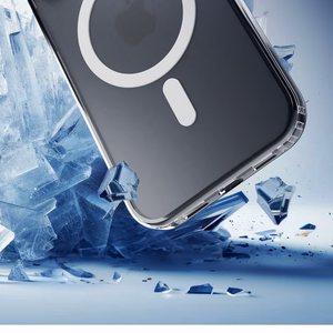 3mk Frosty Magnetinis baltas dėklas telefonui Apple iPhone 15 Plus - baltas