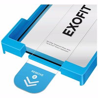 Uniq Optix Exofit Vivid grūdintas apsauginis stiklas iPhone 17 Pro su aplikatoriumi