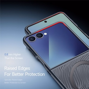Telefono dėklas Dux Ducis Aimo Mag Samsung F731 Z Flip5 juodas