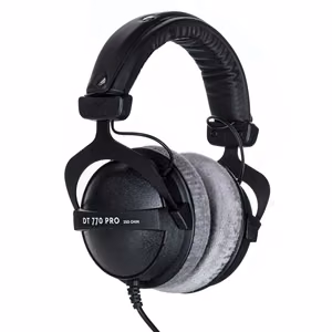 Beyerdynamic DT 770 PRO – studijinės ausinės, uždaro tipo, 250 Ω, juodos (459046)
