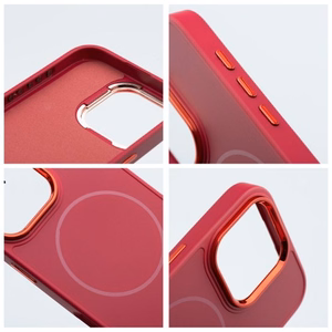 FRAME MAG COVER dėklas telefonui suderinamas su MagSafe IPHONE 17 fuksija