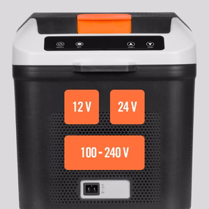 Teesa professional 13 L compressor travel refrigerator with freezing function, DC 12/24 V, AC 230 V