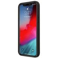 Ferrari FESSIHCP12LBK iPhone 12 Pro Max 6.7" juodas/juodas kietas dėklas On Track Silicone