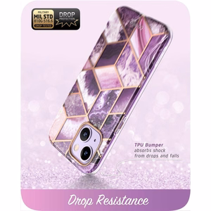 Supcase Cosmo dėklas telefonui iPhone 14 Plus - rožinis marmuras