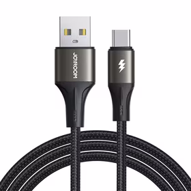 USB kabelis Joyroom SA25-AC3 USB to USB-C 3A 1.2m juodas