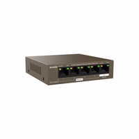 Tenda TEG1105PD tinklo komutatorius Gigabit Ethernet (10/100/1000) Maitinimas per Eternetą (PoE) Ruda