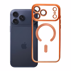 Case for iPhone 17 PRO MAX Electro Mag Cover compatible with MagSafe orange