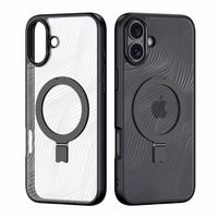 Dėklas Dux Ducis "Aimo Mag Stand" Apple iPhone 16 Plus juodas