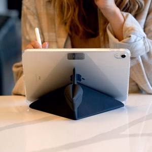 STM OPP atverčiamas dėklas, skirtas iPad Air 13" M4 (2026) / M3 (2025) / M2 (2024), pilkas