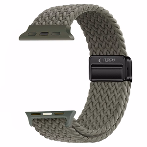 TECH-PROTECT NYLONMAG APPLE WATCH 4 / 5 / 6 / 7 / 8 / 9 / SE / ULTRA 1 / 2 (42 / 44 / 45 / 49 MM) ALYVUOGIŲ PILKAS