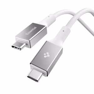 "Spigen Essential EB10015CC USB-C / USB-C 100W 150 cm kabelis - Baltas