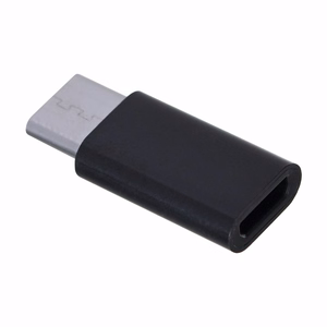 Savio AK-31 / B laido sąsajos/lyties adapteris Micro USB USB 3.1 Typ C juodas
