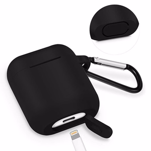 Silikoninis dėklas Airpods Tipas 1 - juodas
