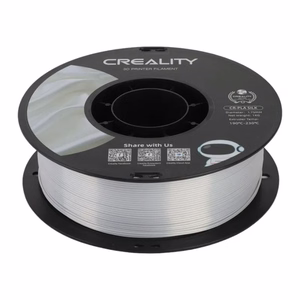 CR-Silk PLA Filamentas Creality (Sidabrinis)