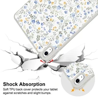 Tech-Protect SC Pen dėklas iPad 10.9" 2022 (10-os kartos) / 11" 2025 (11-os kartos) - ramunės su lapais