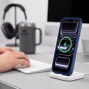 Tech-Protect Magmat MagSafe CC dėklas iPhone 18 Pro / 17 Pro, matinis tamsiai mėlynas