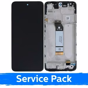 LCD дисплей совместимый с Xiaomi Redmi Note 10 5G / Note 10T 5G / Poco M3 Pro 5G черный с рамкой (сервисная упаковка)