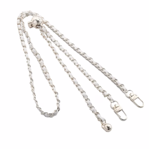 Telefono raištis G-14 baltas-sidabrinis