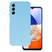 Dėklas telefonui Silicone Lite Case Samsung Galaxy M34 5G šviesiai mėlynas