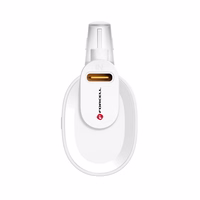 Išorinė baterija Forcell F-Energy Power Plug F5K3 PD 20W 5000 mAh su įmontuotu jungtimi USB C balta