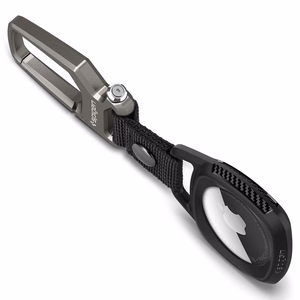 Spigen Rugged Armor dėklas skirtas Apple AirTag - matinis juodas