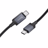 Kabelis USB C į USB C Hoco 3A 60W su ekranu 1 m X118 juodas