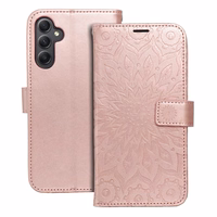 MEZZO Knyginis dėklas telefonui SAMSUNG A34 5G mandala rožinis auksas