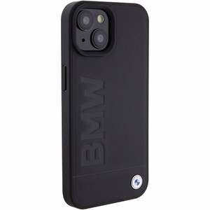BMW Magnetinis Odinis Hot Stamp dėklas telefonui iPhone 15 Plus - juodas
