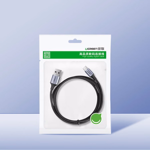 Ugreen US288 60125 USB-A / USB-C QC 3.0 3A 0.5m laidas - pilkas
