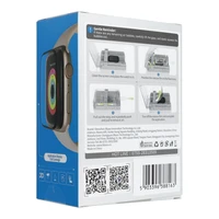 5D Mr. Monkey Apsauginis stiklas - Apple Watch 10/11 42MM juodas (Strong HD)