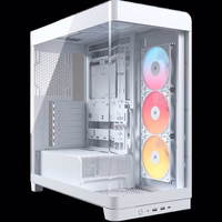 Corsair 4500X RS-R ARGB Tempered Glass Mid-Tower, White „Midi Tower“ Balta