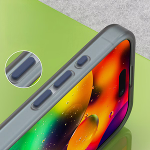 Dėklas telefonui iPhone 17 - Magnētinis abrazyvinis dėklas, suderinamas su MagSafe - matinis mėlynas