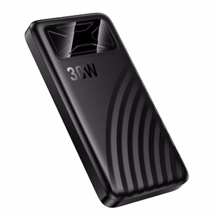 Išorinis akumuliatorius Hoco Q42, 10000 mAh, QC PD, 30 W, 3 A, juodas