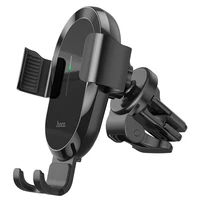 HOCO automobilinis laikiklis su belaidžiu įkrovimu oro angai 15W CA105 juodas