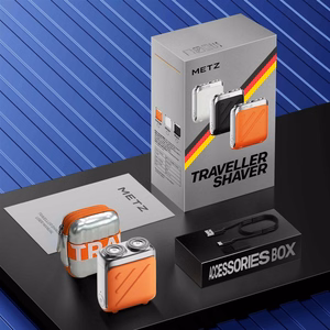 MZXZ021 Metz Traveller Shaver,  White.