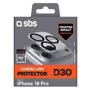 SBS D3O kameros objektyvų apsauga, skirta iPhone 18 Pro