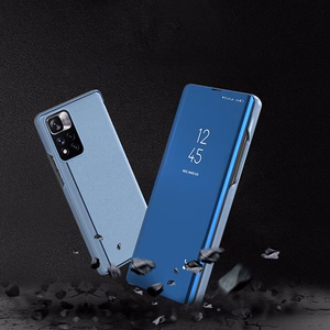 Clear View Case apvalks Realme C33 flip cover juodas