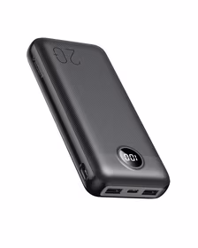 Išorinė baterija VEGER 20000 mAh PD QC3.0 2A 20W L20S (VP2039PD / W2039PD) juoda