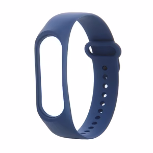 Silikoninė juosta Xiaomi Mi Band 8 vidurnakčio mėlyna