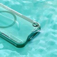 Nillkin Iceblade Prop magnetinis dėklas su stovu iPhone 16e telefonui - žalias