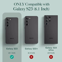 Rifle Paper Clear - dėklas Samsung Galaxy S23 (Willow)