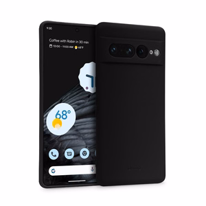 Crong Color Cover dėklas, skirtas Google Pixel 7 Pro, juodas