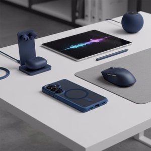 ROAR dėklas MAG BUMPER, suderinamas su MagSafe, SAMSUNG S26 Ultra, tamsiai mėlynas