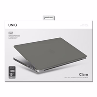 Uniq Claro dėklas MacBook Pro 16'' (2021) - skaidrus-pilkas