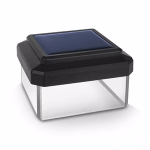 GreenBlue GB125 – saulės energijos LED šviestuvas tvoros stulpui, 61×41×45 mm