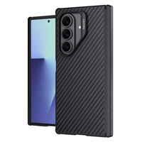 "Nillkin Synthetic Fiber Pro" magnetinis dėklas "Samsung Galaxy Z Fold 7", suderinamas su "MagSafe" - juodas