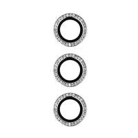 Grūdintas stiklas HARD DIAMOND kamerai (LENS) Samsung Galaxy S24 Plus sidabrinis (3 vnt. lęšiai)