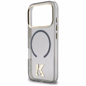 Karl Lagerfeld IML K Head Logo MagSafe Dėklas for iPhone 17 Pro - juodas