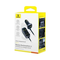 Baseus BackseatPal L1 PD automobilinis įkroviklis 3x USB-C prievadas 110W - juodas