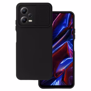 Camshield Soft dėklas telefonui Xiaomi Redmi Note 12 5G/Poco X5 juodas